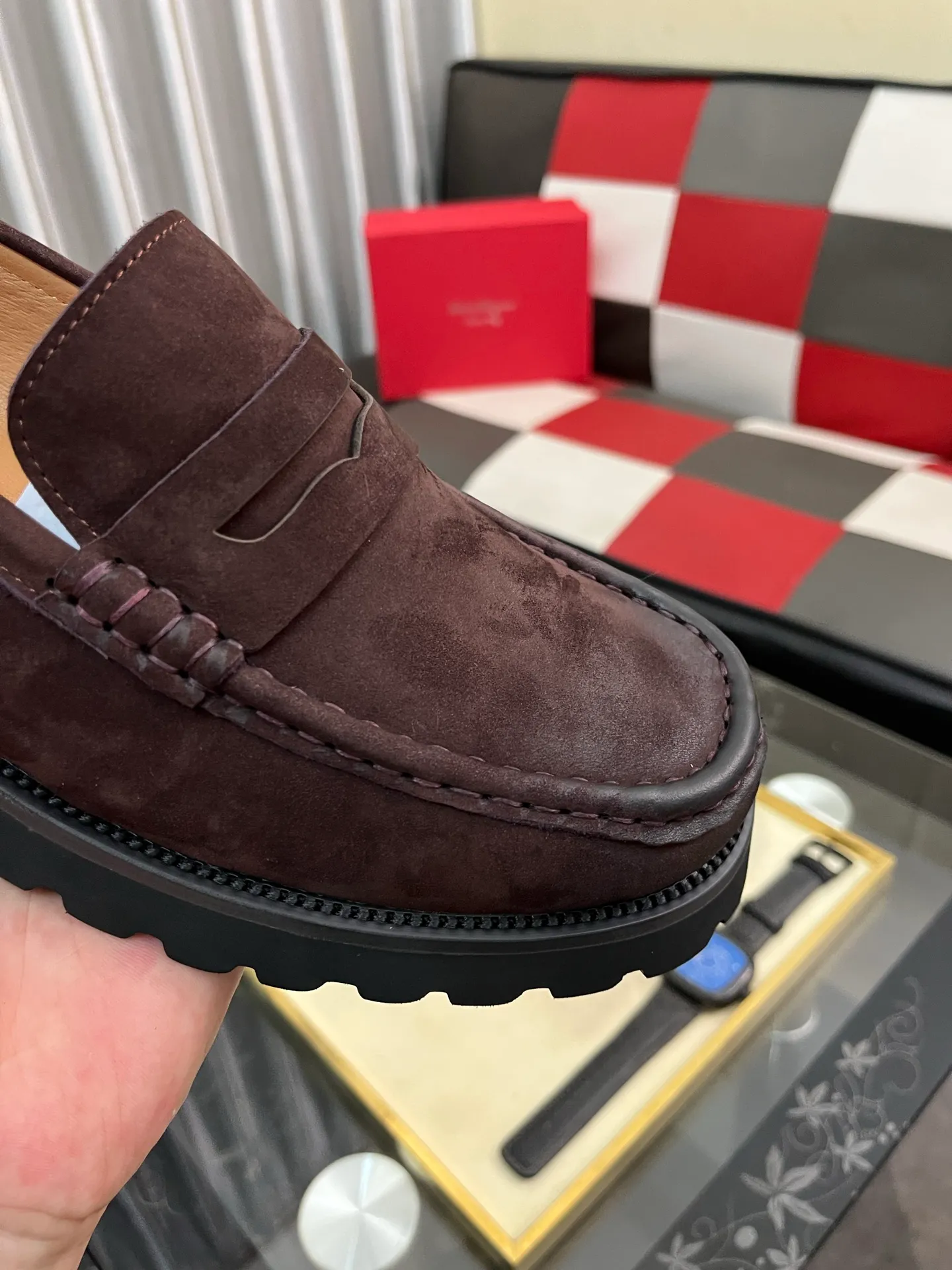 Men's shoes 💰500⌚️⌚️[Salvatore Ferragamo] Ferragamo business leather shoes, 1:1 top purchasing quality, imported selected original open-edge beaded calfskin for the uppers, imported original water-dyed cowhide for the inner feet, imported original customized Italian handmade lightweight foam outsole, size: 38-44 2️⃣colors available